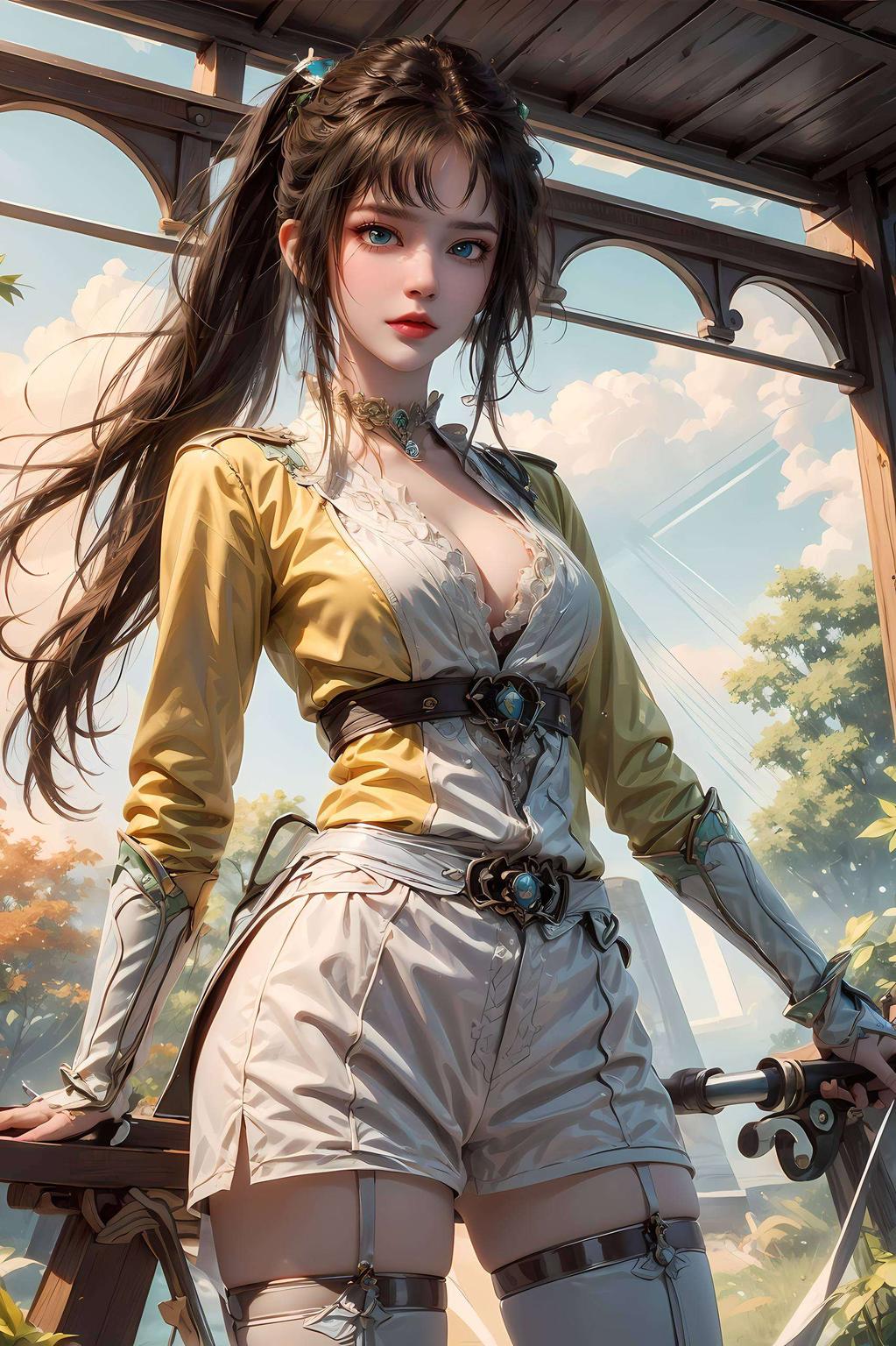 AI细腻描绘穿梭于国漫世界的绝美画卷