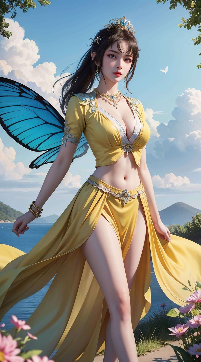 她的每一次微笑都如春风拂面让她的风采尽收眼底