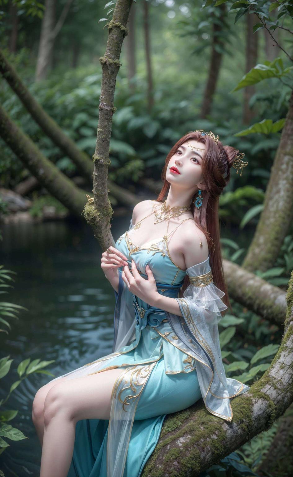 穿梭于古典与现代之间苏灵韵壁纸图片高清竖屏