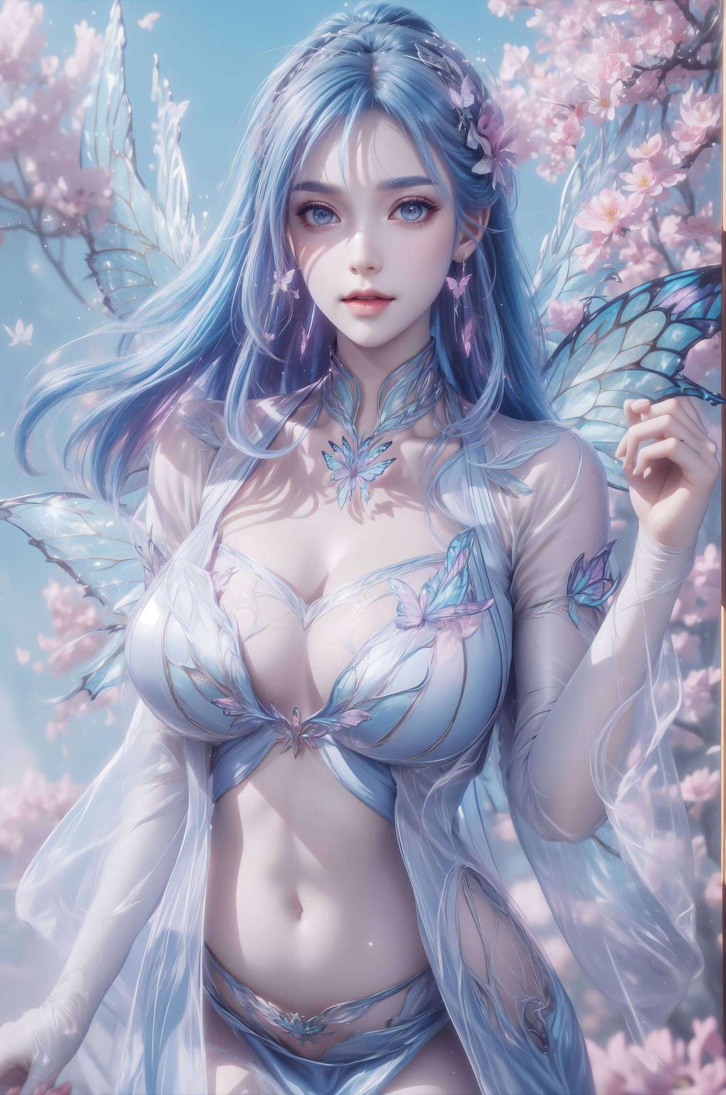 这款绿色同人作品电脑国漫美女墙纸让你沉浸于梦幻般的国漫世界