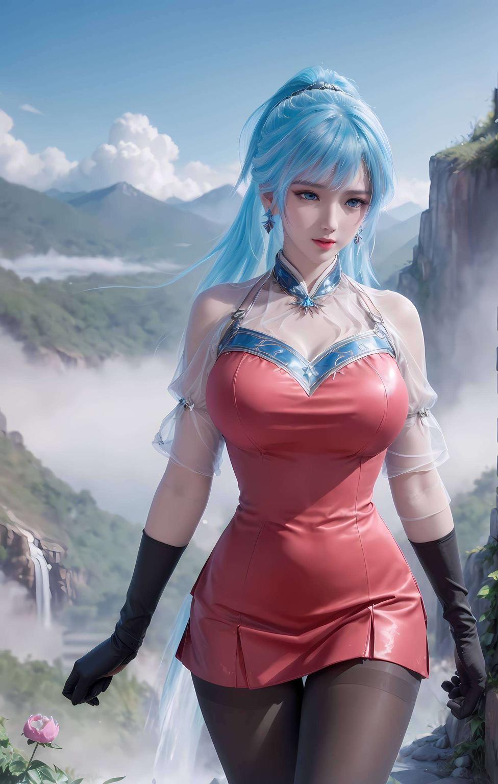 她的眼神深邃唐舞桐以独特魅力闪耀2K高清桌面