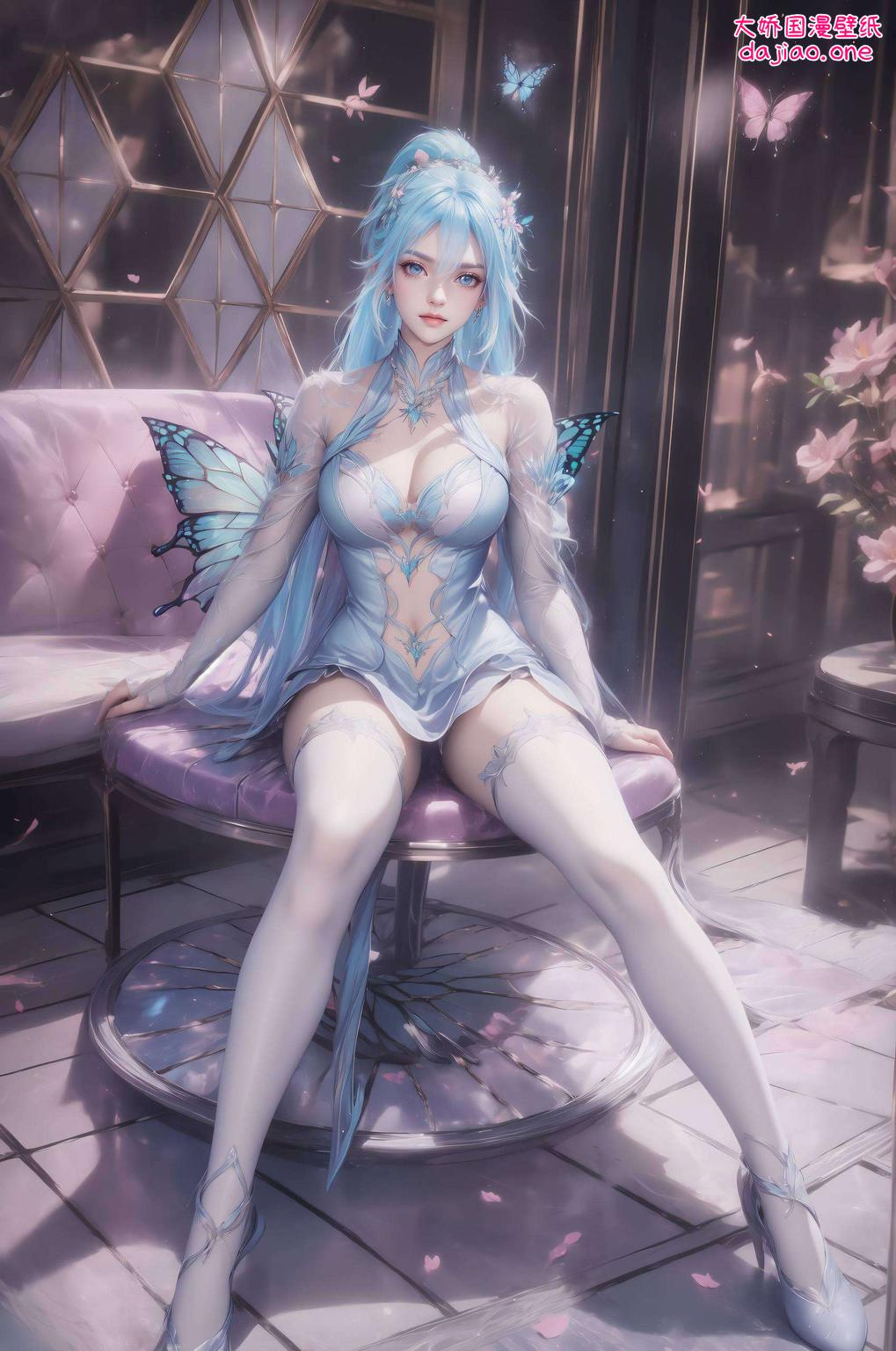 粉色梦幻高清AI动作素材