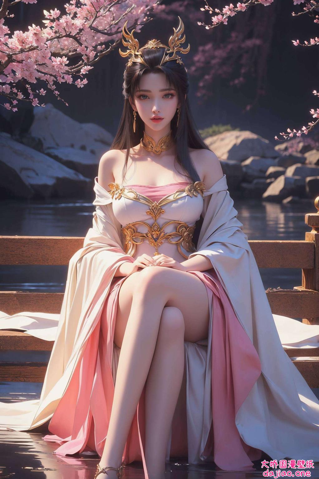 IPad国漫美女风格尽显VAM壁纸呈现的天狐仙子