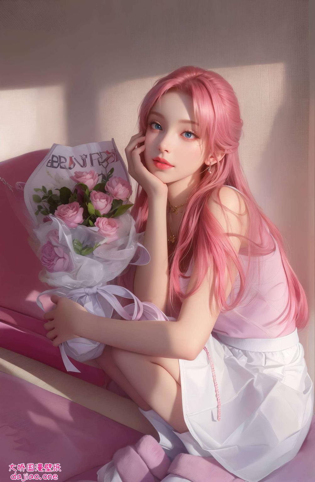 仙气十足的气质让你的手机瞬间变身仙境