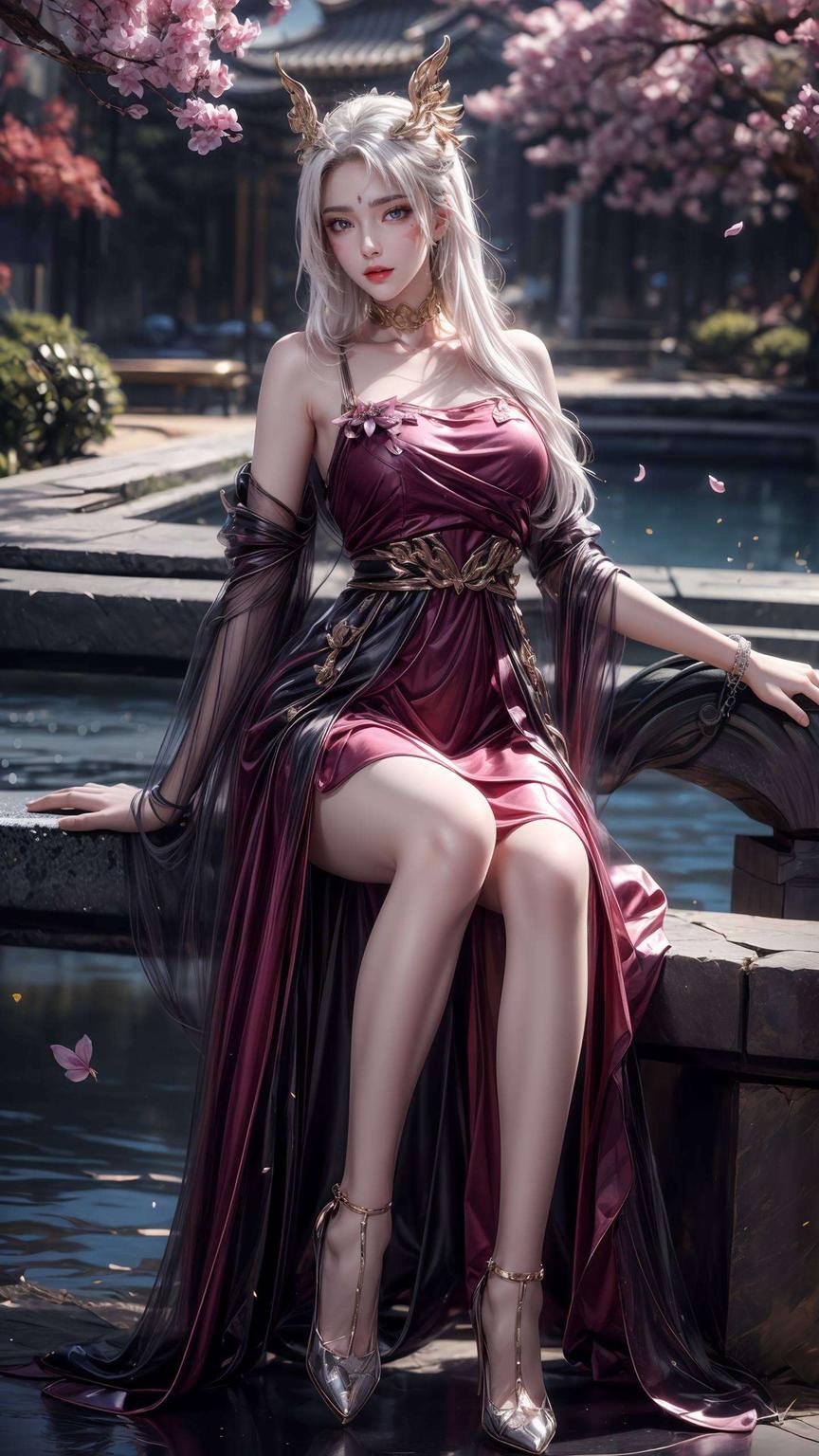 轻启口令这款AI国漫女神天狐仙子壁纸