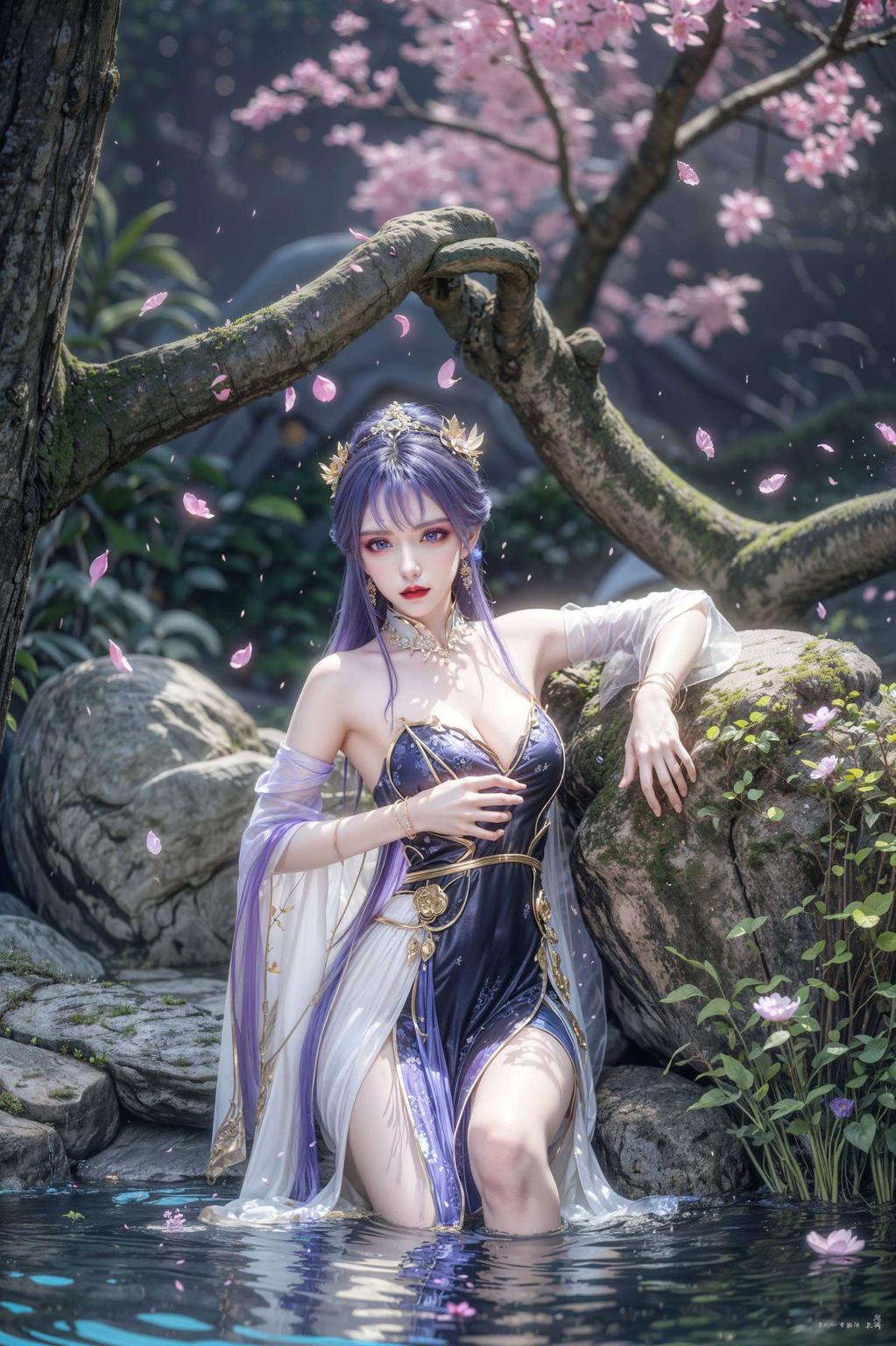 独特的紫色纹理映衬出手机屏幕的绝美风光沉浸在紫色油画的浪漫氛围中