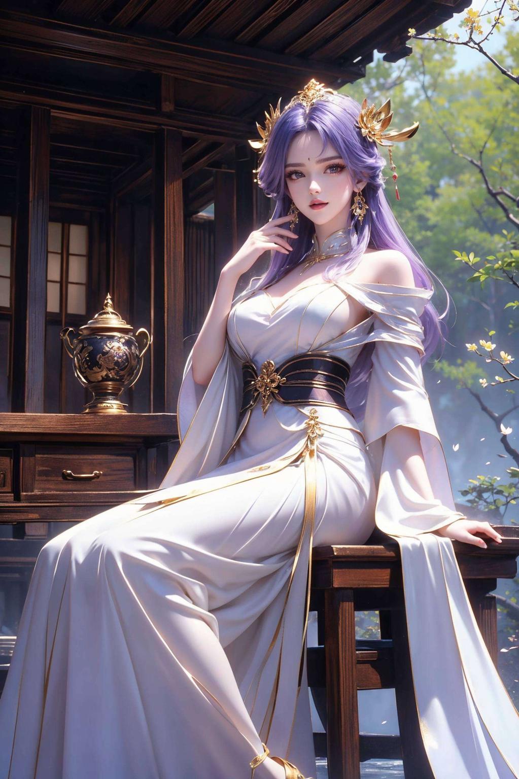 完美捕捉了国漫女神的灵动神韵这幅特写波普艺术2560p壁纸国漫女神将百炼成神中的天穹壁纸以超清画质呈现