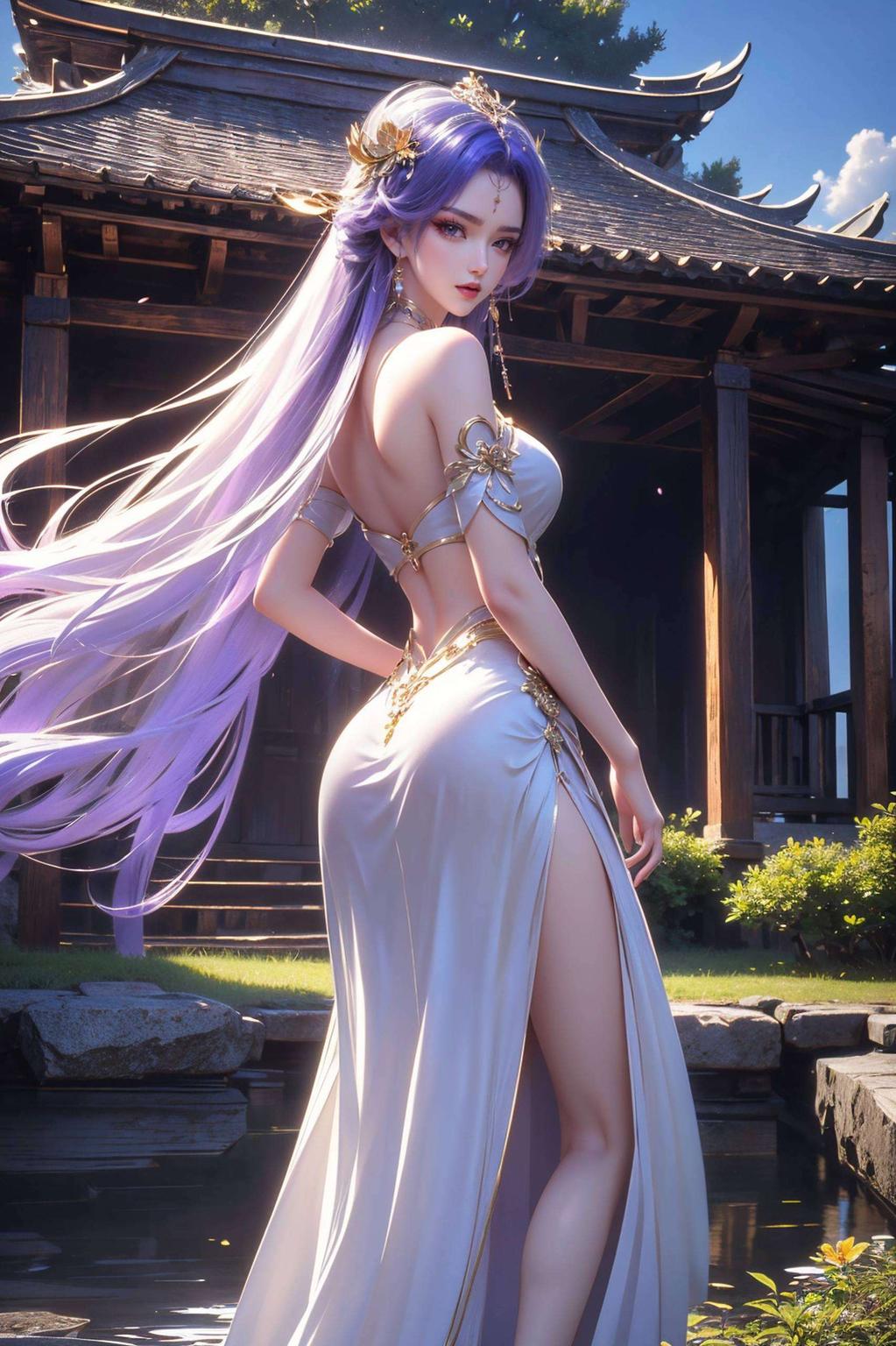 AI巧手打造绘制天穹手机壁纸成神