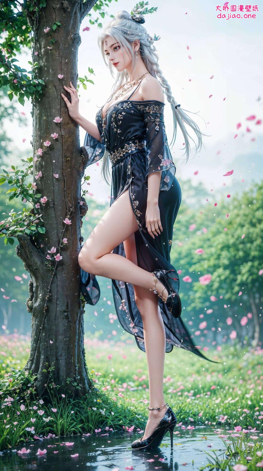 诛仙小白的水彩风情国漫女生的灵动可爱