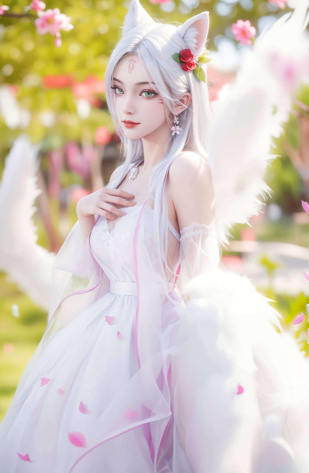 以4K超清分辨率呈现这款诛仙小白横屏壁纸