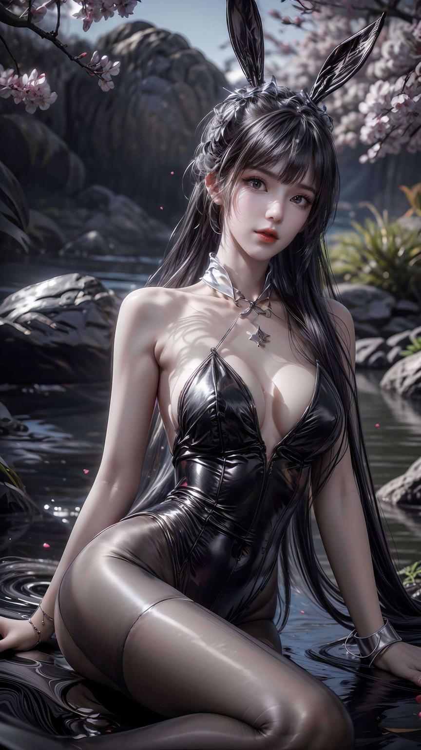 这款静态女主AI壁纸呈现小舞的死亡结局瞬间