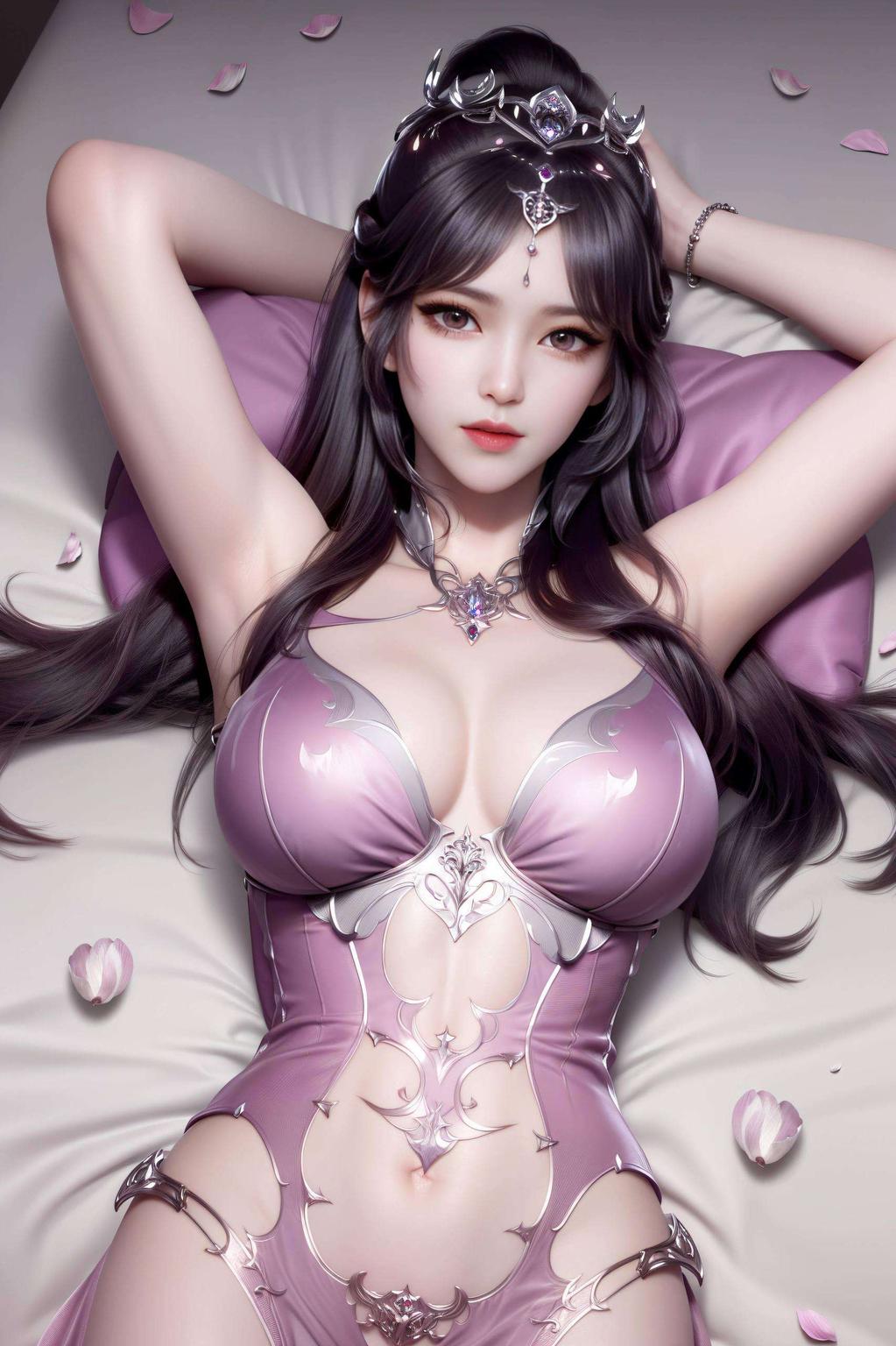 打造出一幅极具东方韵味的动画壁纸以国漫美女小舞忘穿鞋了的生动形象为主题