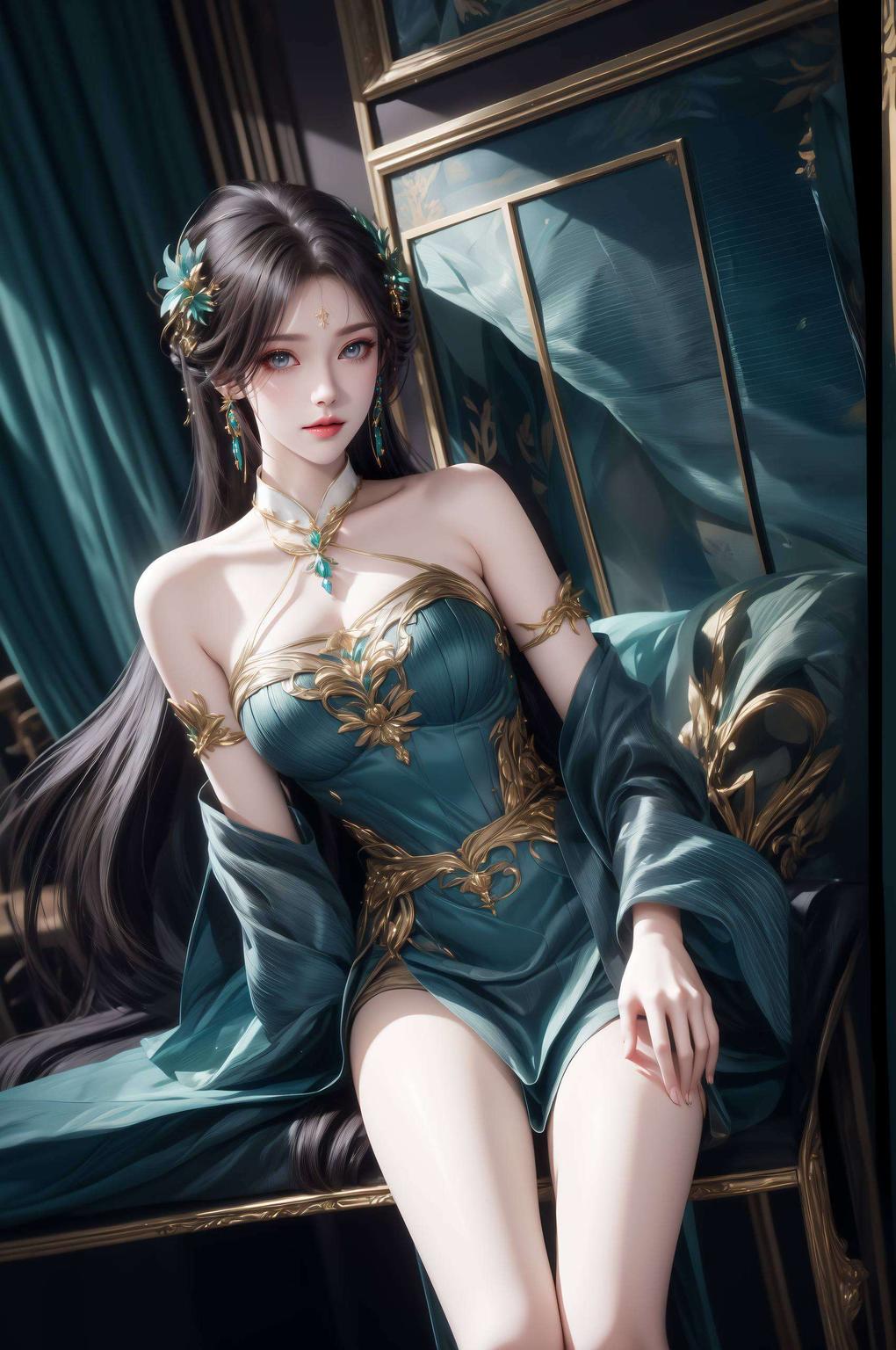 这款高清AI人物特写素材轻松美化你的手机界面