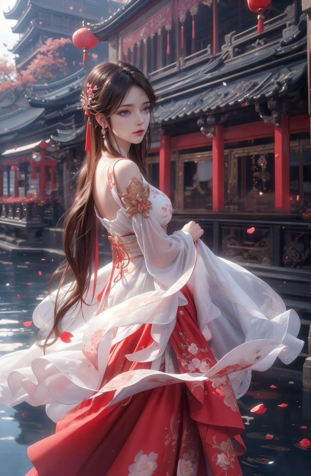 成为了1080p高清壁纸的宠儿细腻的笔触勾勒出她的轮廓