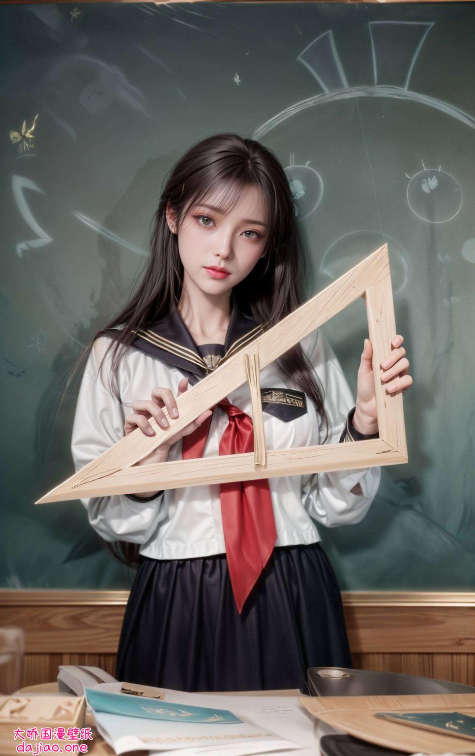 国漫美女AI高清表情素材为你的桌面带来别样的风情