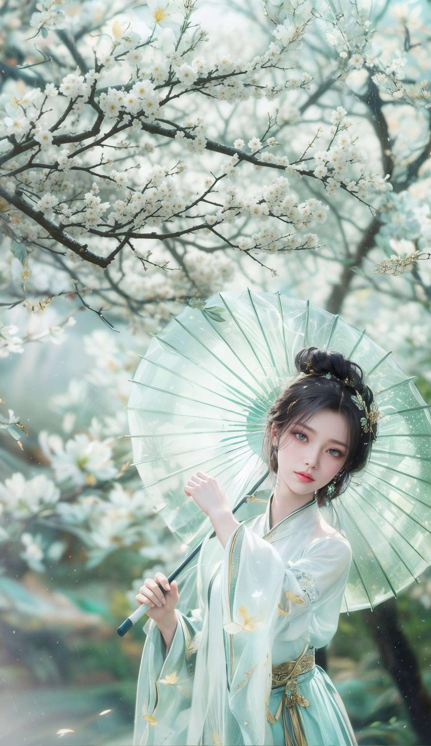 这款国漫女主萧薰儿握拳壁纸让国漫女神的可爱形象跃然墙上