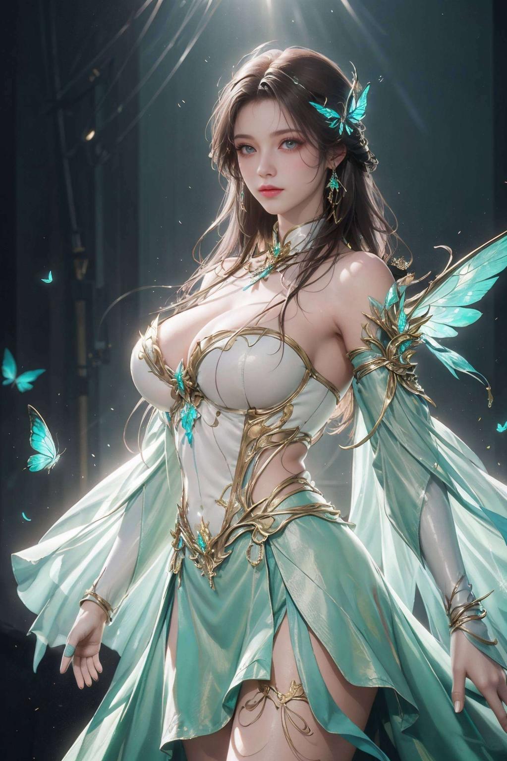 Pcai女神萧薰儿与萧炎共舞的画面以高分辨率捕捉柔和光影