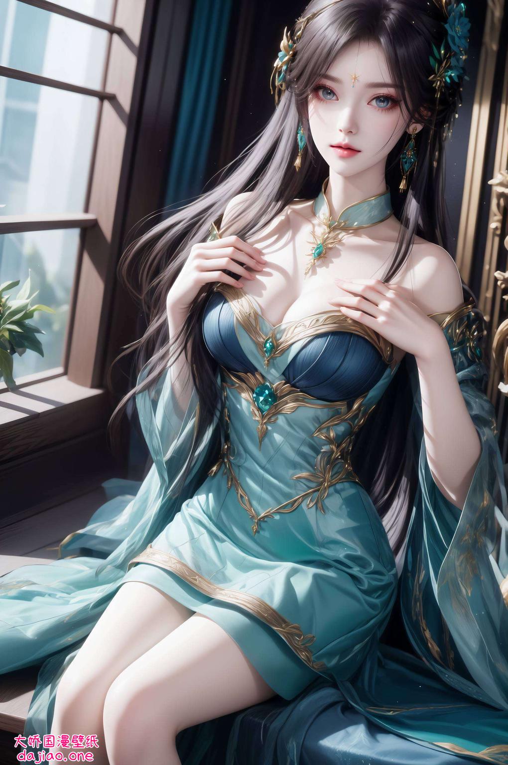 仿佛每一次眨眼都能传递出温暖的力量这位国漫女神