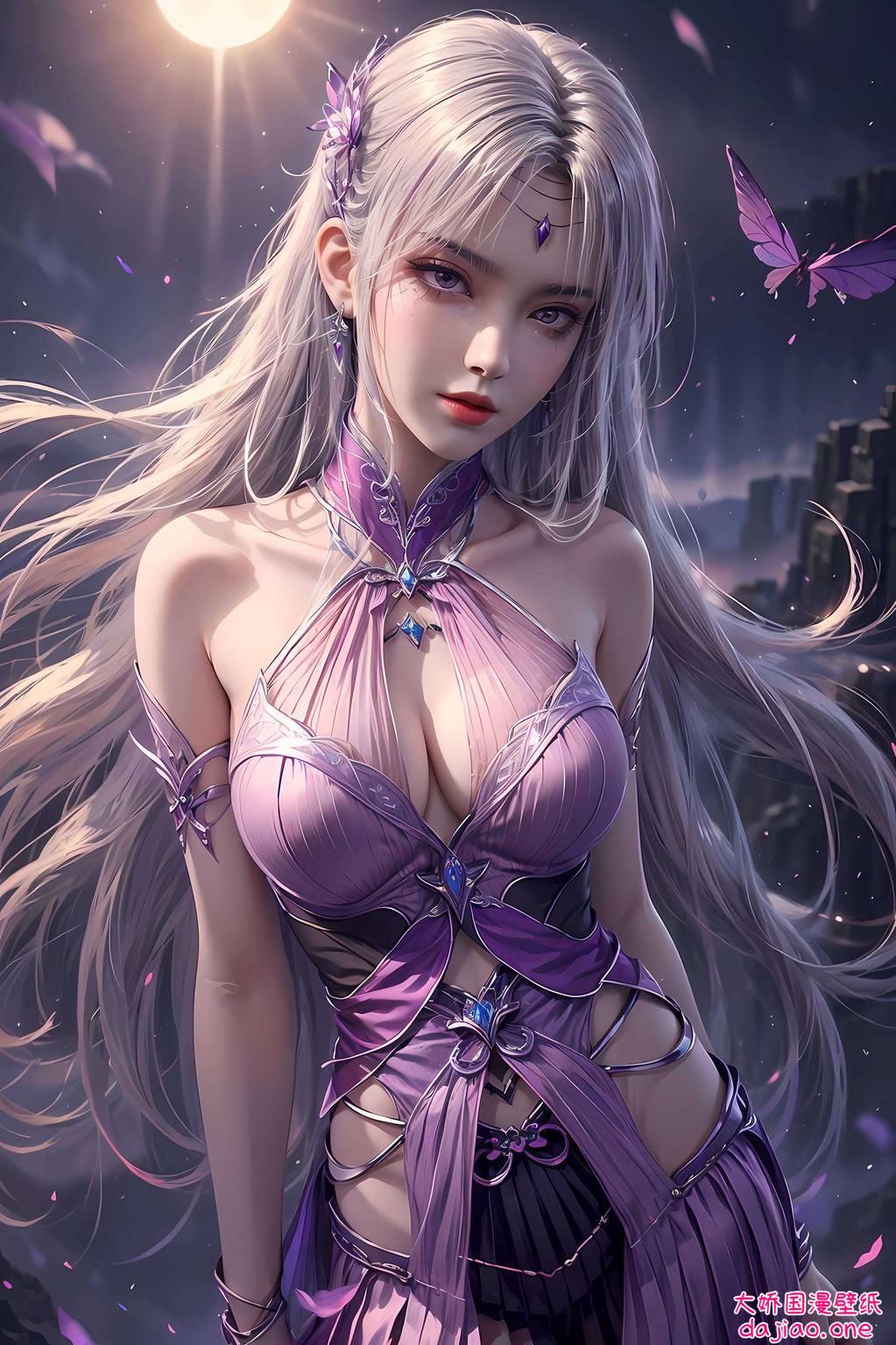 简洁而不失华丽让她的智慧光芒照亮你的屏幕