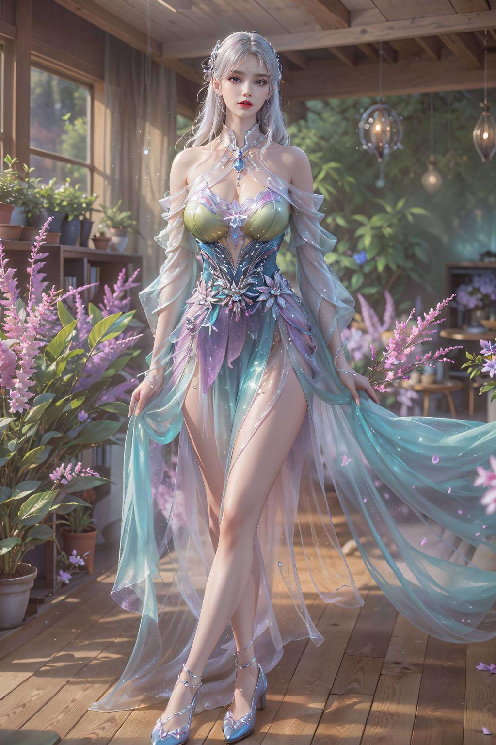 国漫美女小医仙以梦幻姿态呈现在你的手机屏幕上细腻的笔触、柔和的色彩