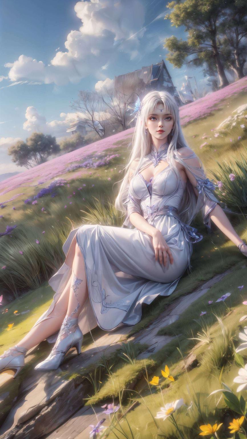 桌面背景中的线条流畅优美以国漫美女小医仙83集为灵感