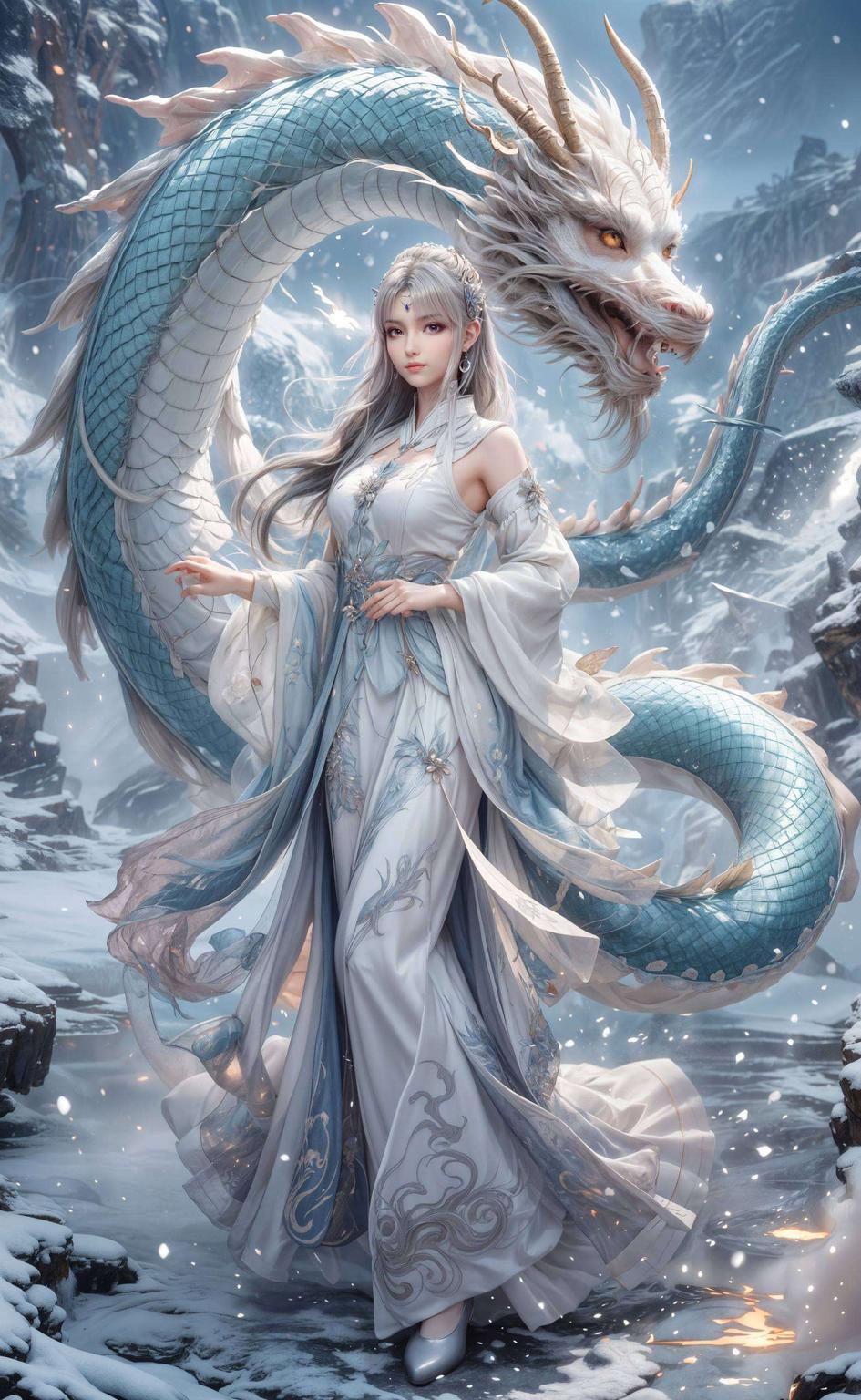 清雅脱俗这款国漫壁纸以棋盘格为底