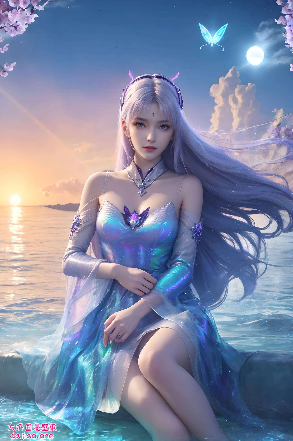 清新脱俗AI国漫女主花卉手机国漫美女墙纸——遇见小医仙