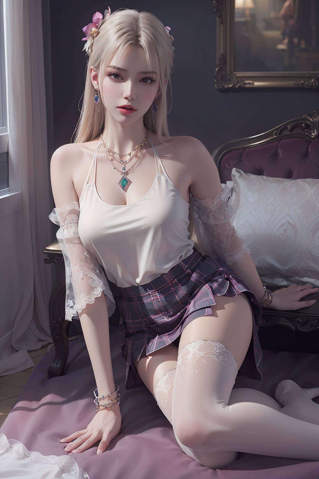 白衣小医仙翩翩起舞如同画卷中走出的仙子