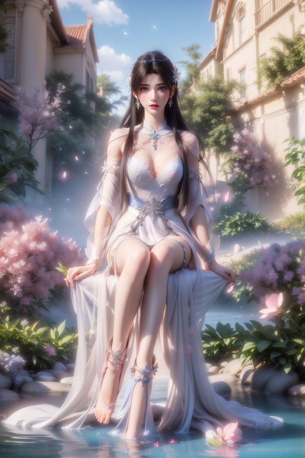 将浪漫与奇幻融入每一寸画面那抹月光下的倩影