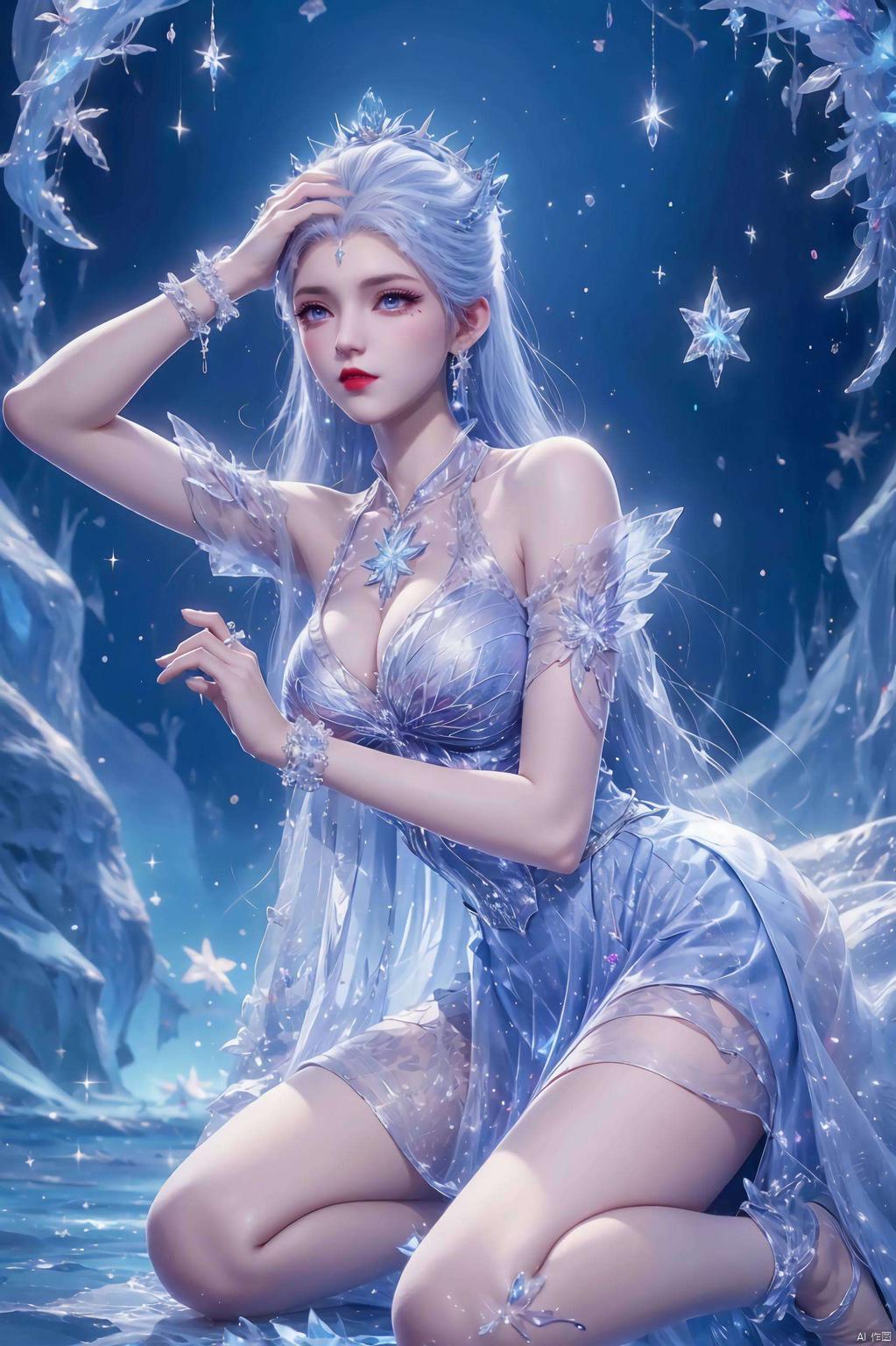 这款绝世唐门雪女高清壁纸高清细腻的画质