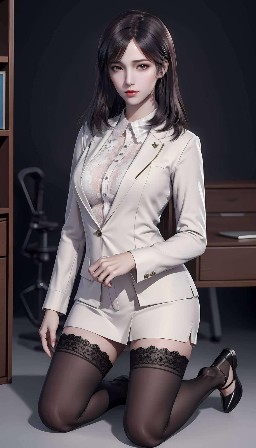 这位国漫中的美女高清细腻的横屏设计