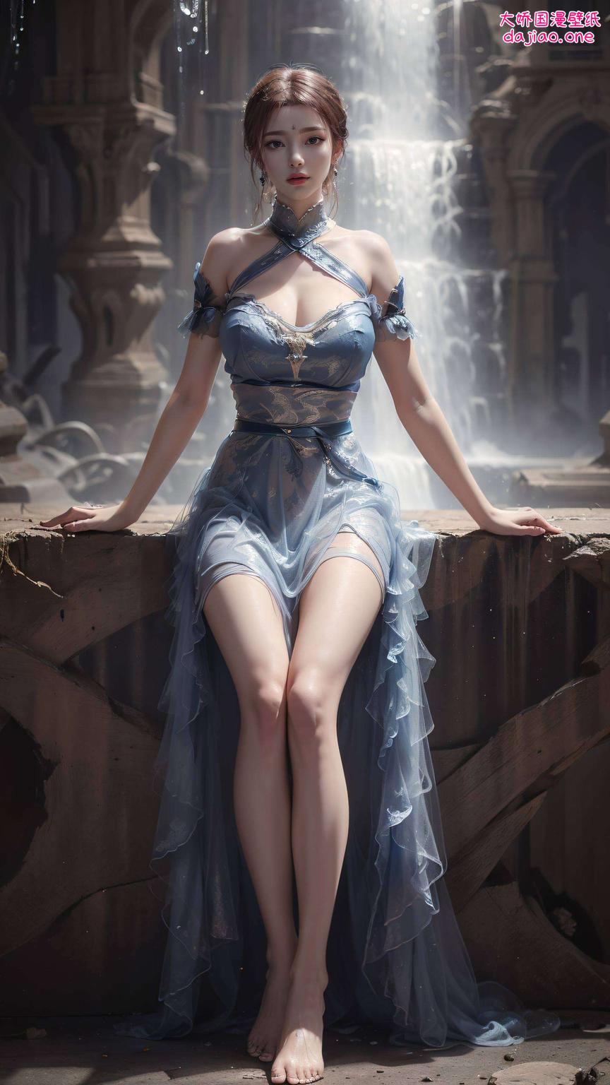 将雅妃的灵动身姿与艺术风格完美结合这款飞火动态壁纸