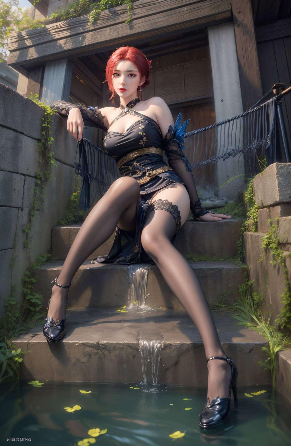 从静谧阅读到热情舞动精选AI绘画全屏姿势素材