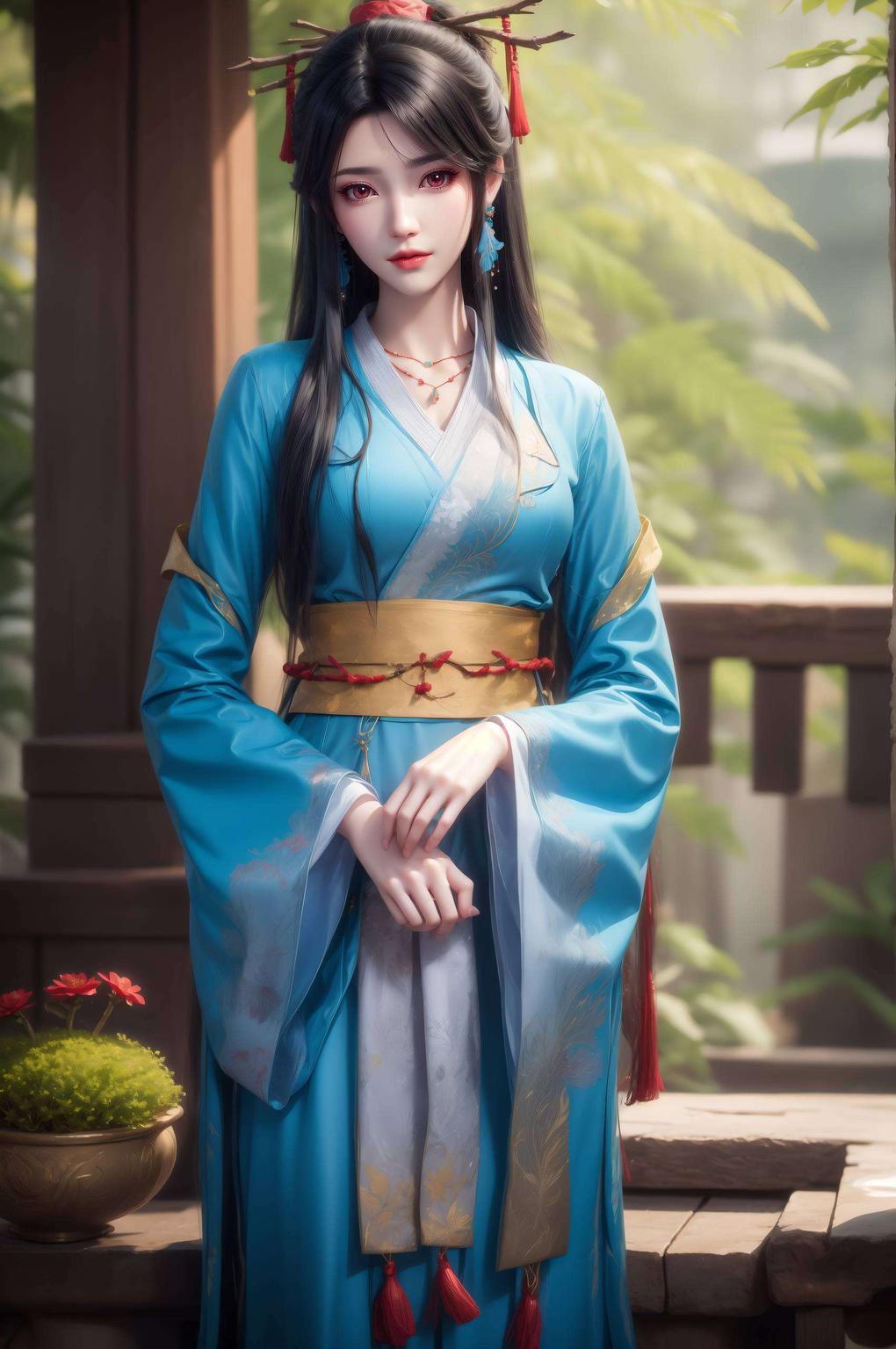 这款超还原极简风格的4K国漫女神桌面壁纸将国漫经典角色元尊夭夭换装后的风采展现得淋漓尽致