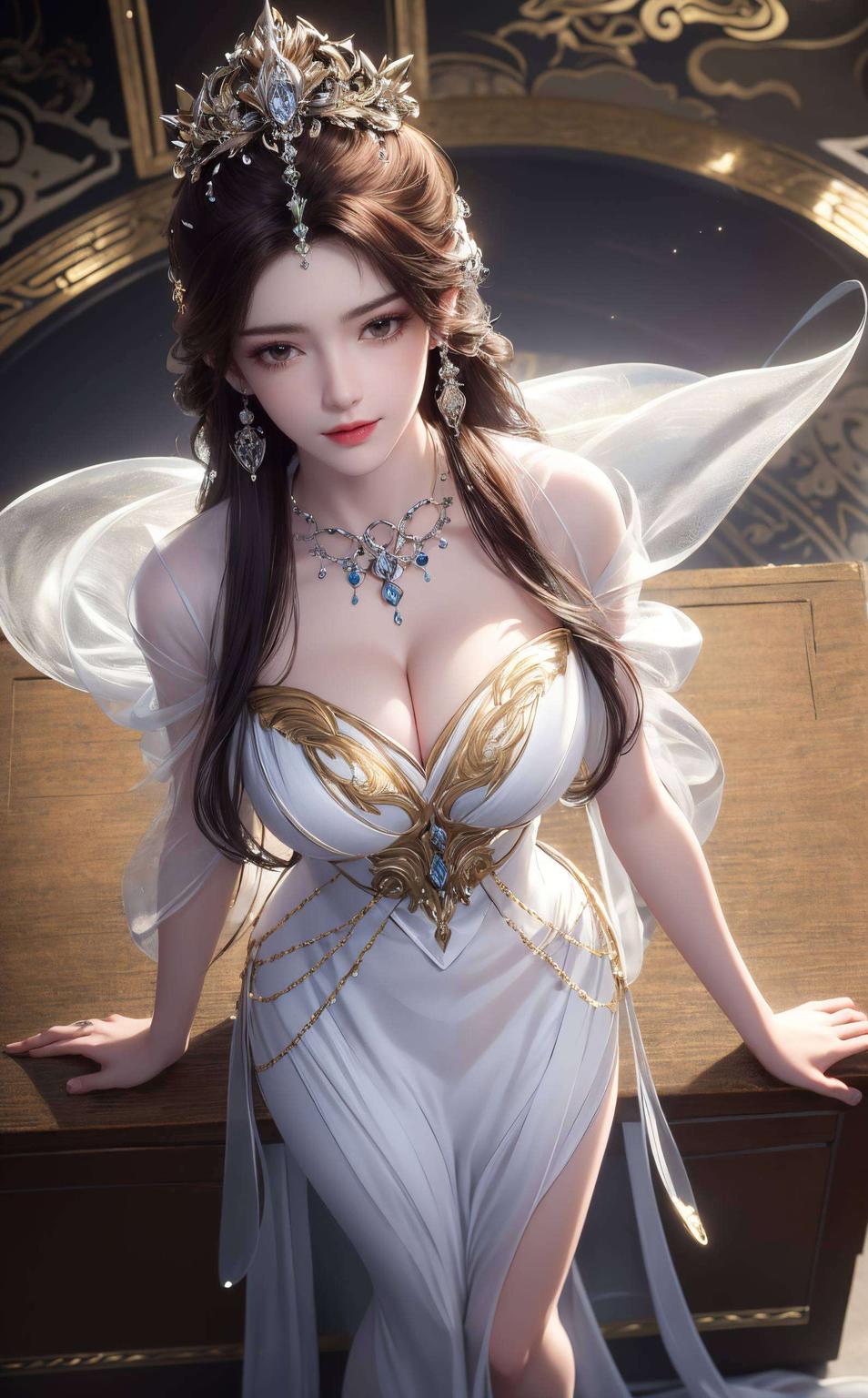 细腻的笔触与鲜明的色彩以AI金属质感电脑壁纸为背景
