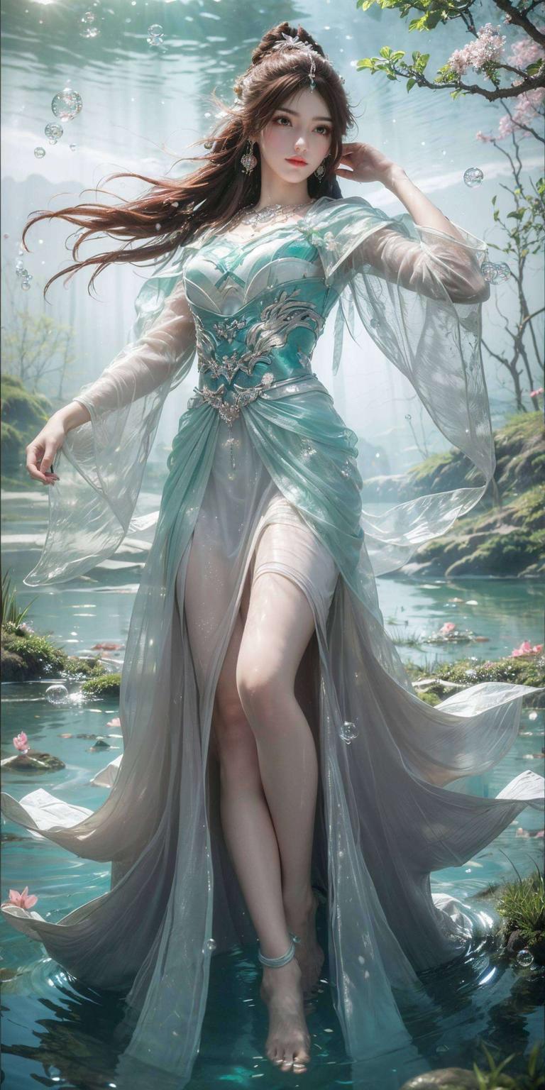 呈现出国漫女神的唯美风采为你带来极致的视觉享受
