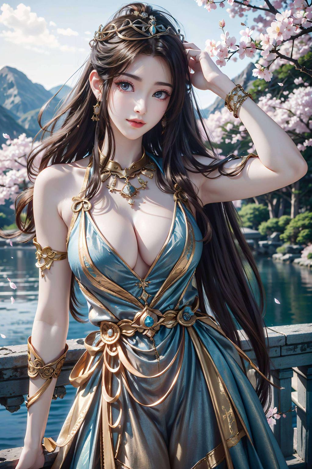 舞动间尽显国漫美女的灵动与柔美绘制于细腻笔触之间的武瑶