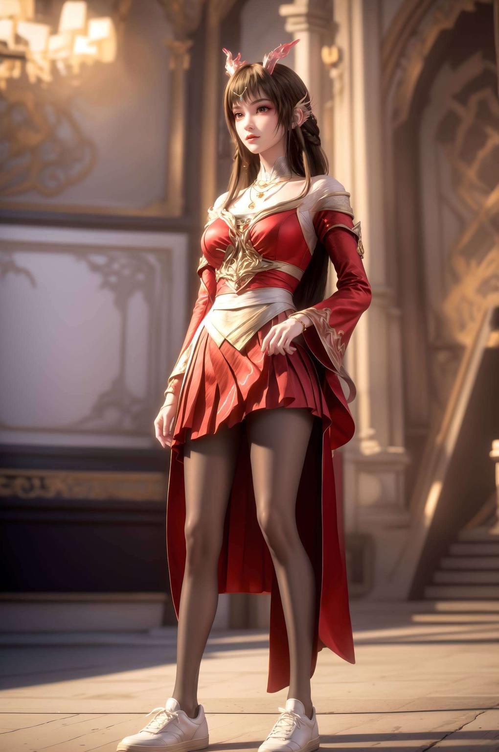 在国漫的世界里AI女主云落壁纸以其独特的古风韵味