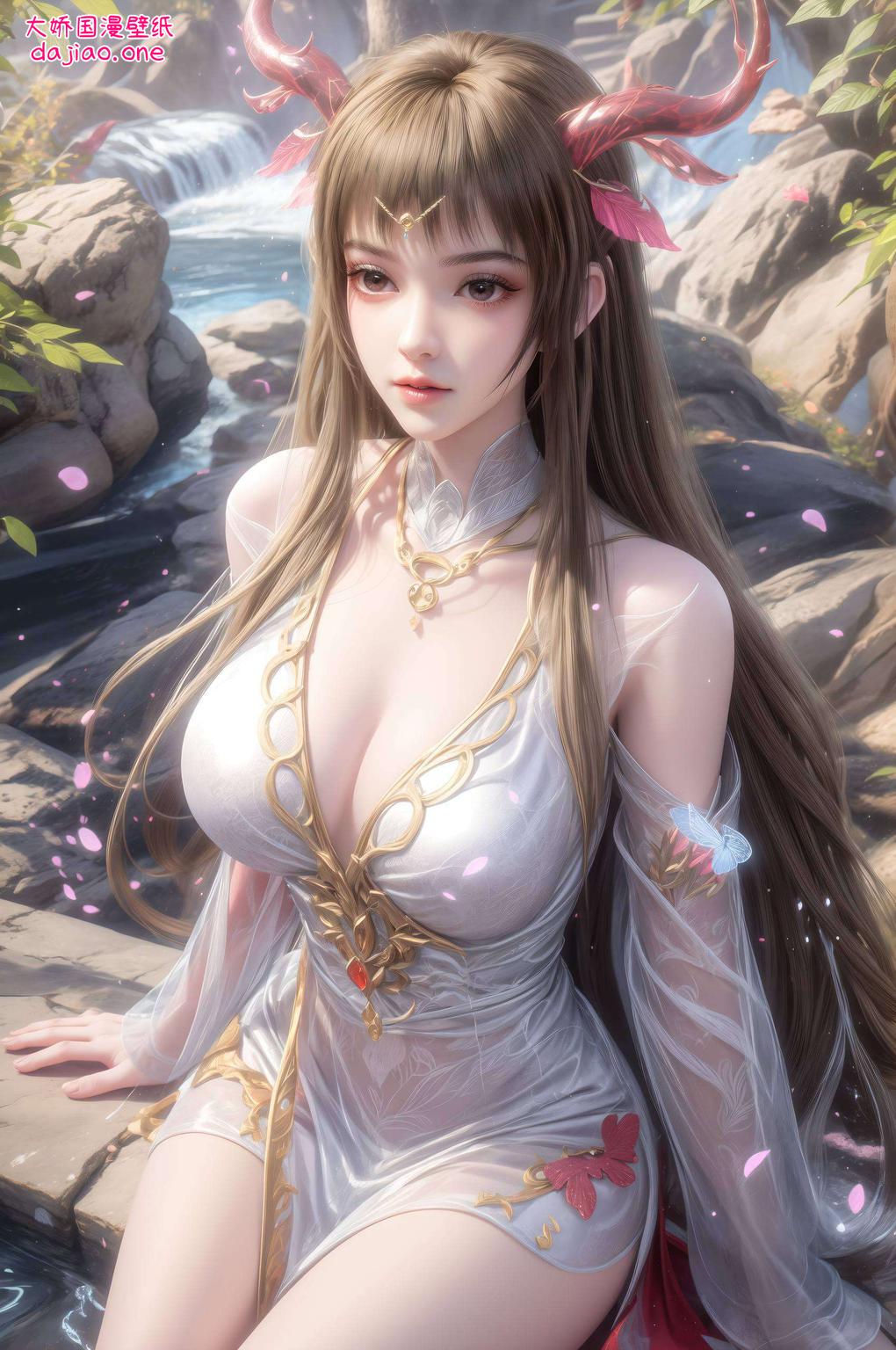 想要获得云落的专属AI国漫女主高清壁纸？那就跟随我们的指引细腻描绘每一个细节