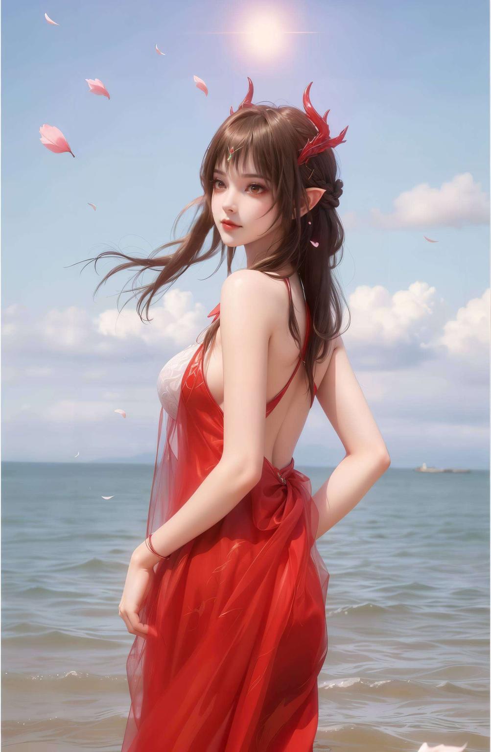 为你的桌面增添一抹别样的风情电脑上的每一帧都是对她魅力的极致呈现