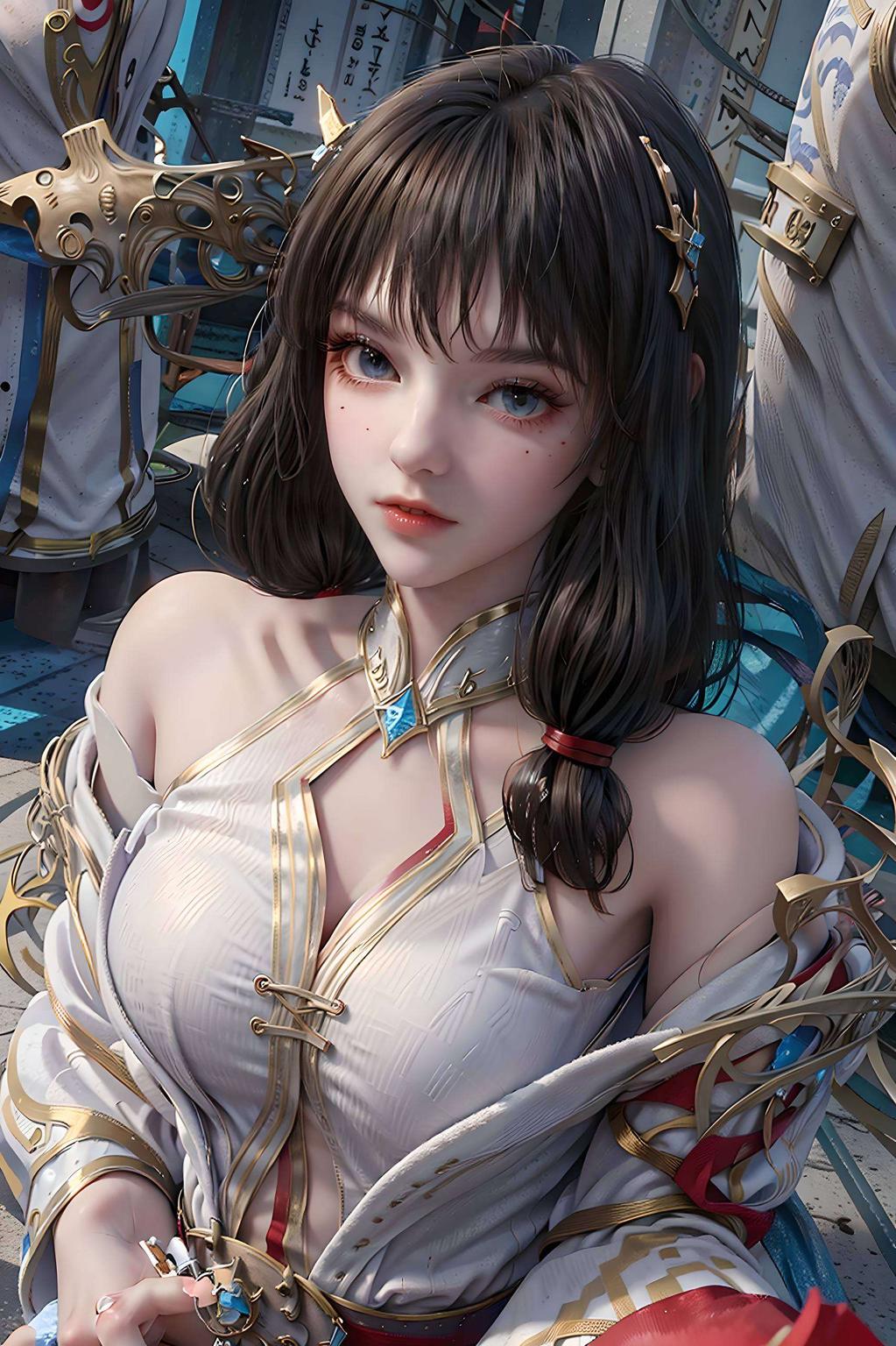 每一次滑动都仿佛置身于国漫的世界这款动态壁纸落云震撼将国漫女生的魅力与棋盘格元素巧妙融合