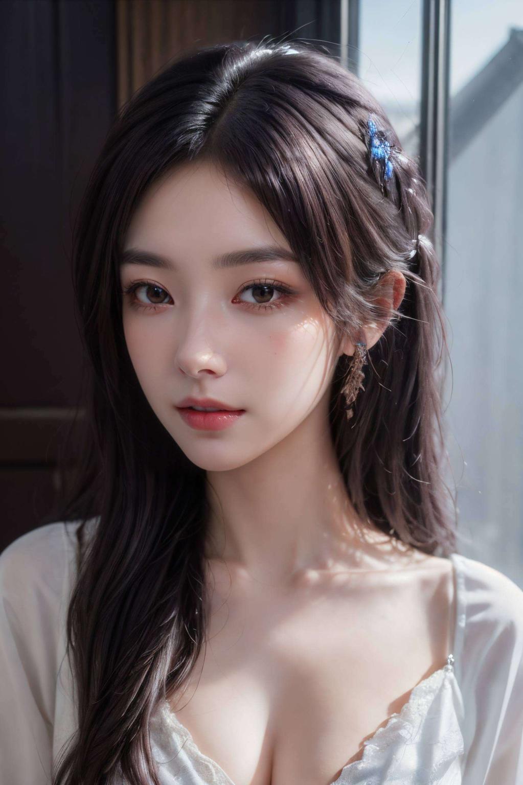 高清画质以国漫美女云曦的细腻形象为灵感