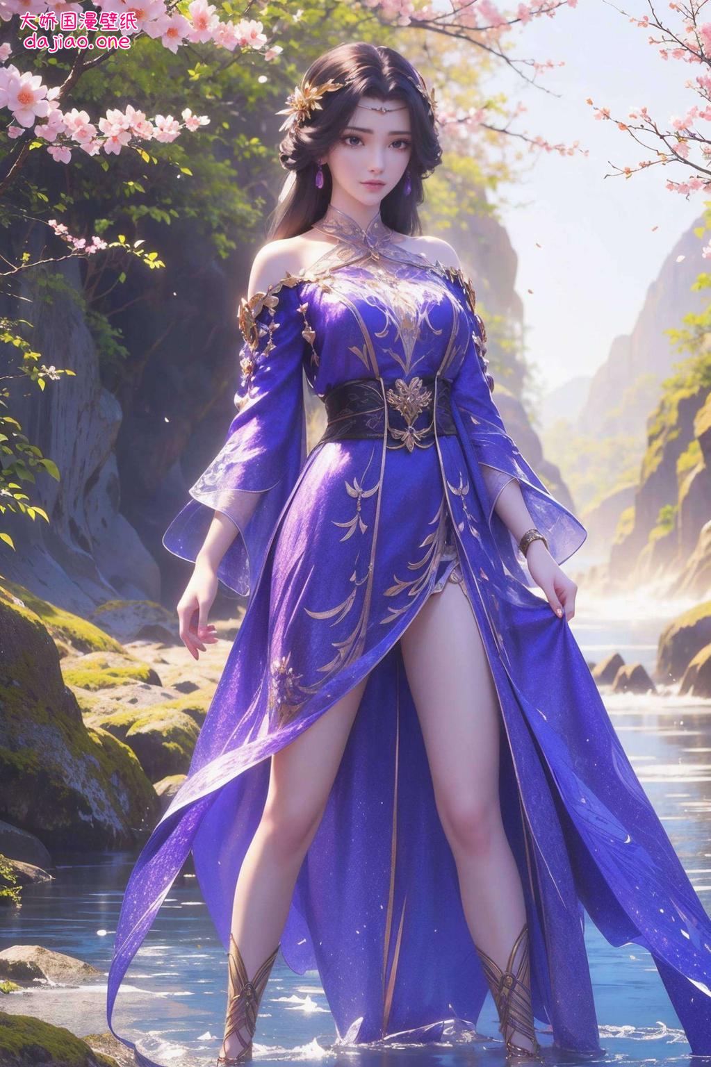 细腻笔触勾勒出古典美人的婉约神态以1080p超高清解析度