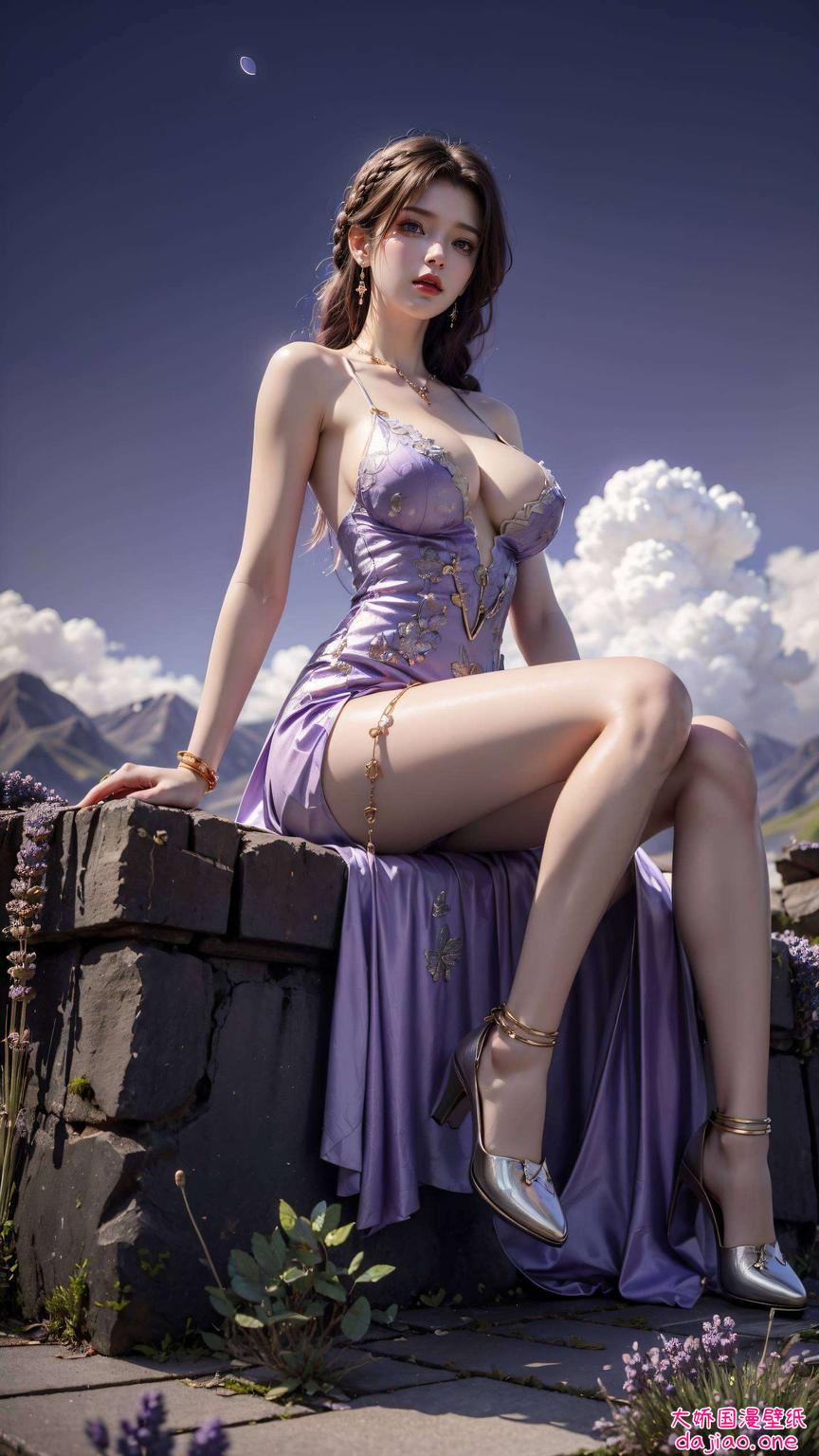 美得让人心醉神迷云曦轻舞于古风画卷