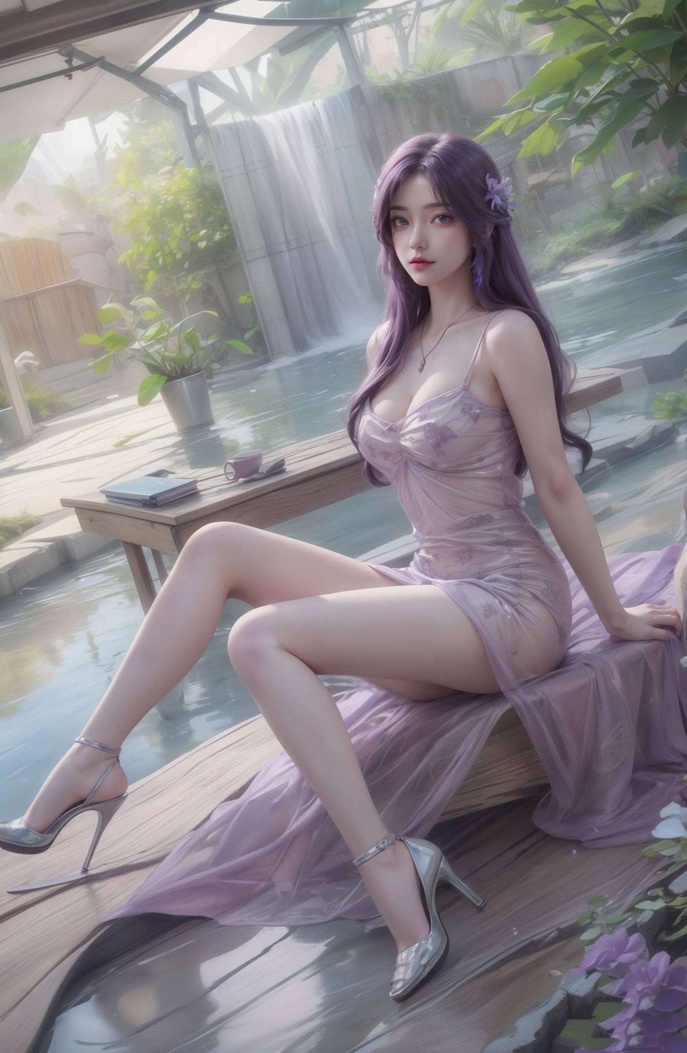 尽享视觉盛宴完美壁纸等你来换！独特的波点元素与两位女神的灵动形象相得益彰