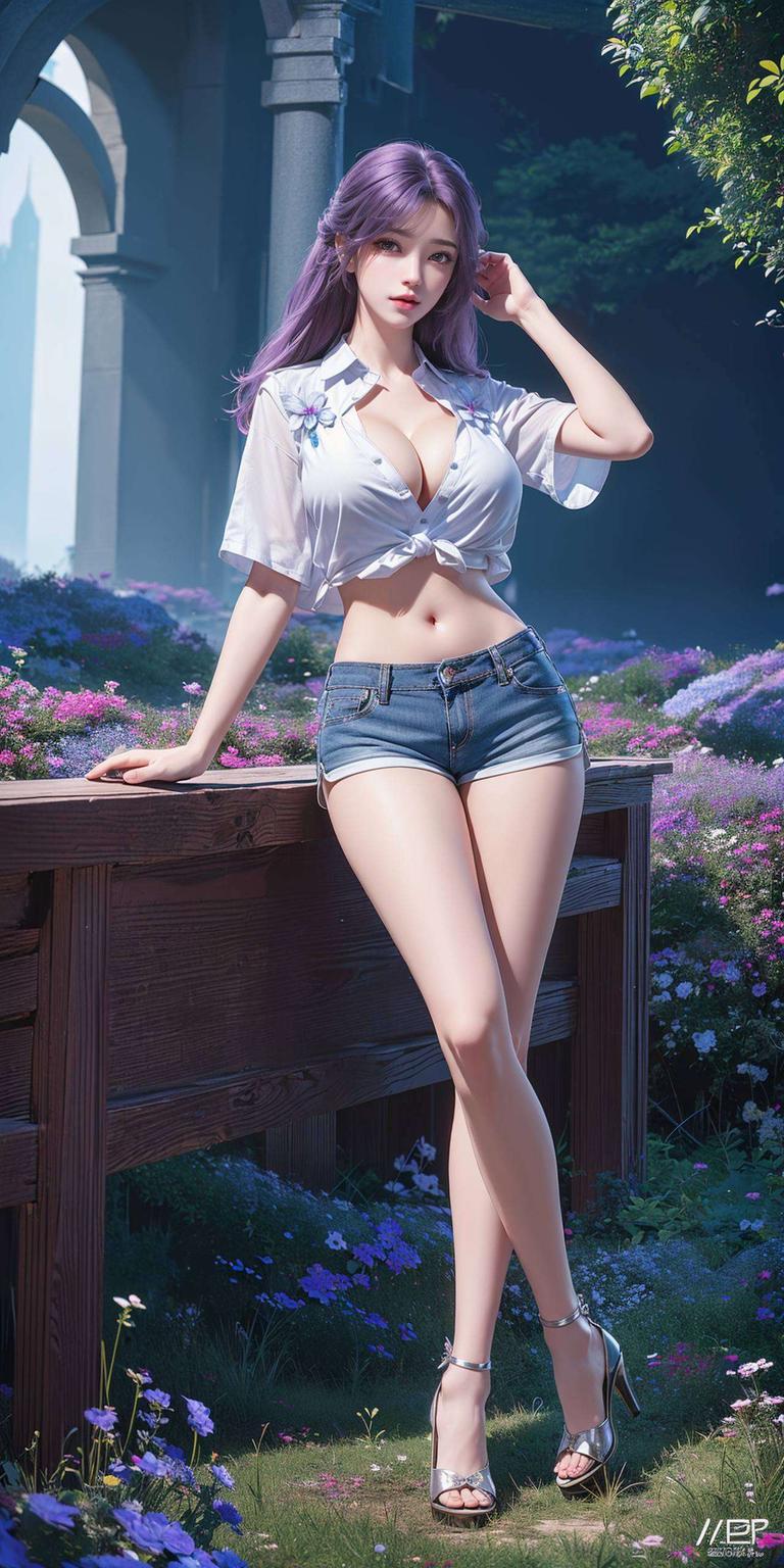 这款国漫女主云曦的高清AI人物表情素材拼贴平板壁纸将国漫美女的灵动神韵与科技光影完美融合