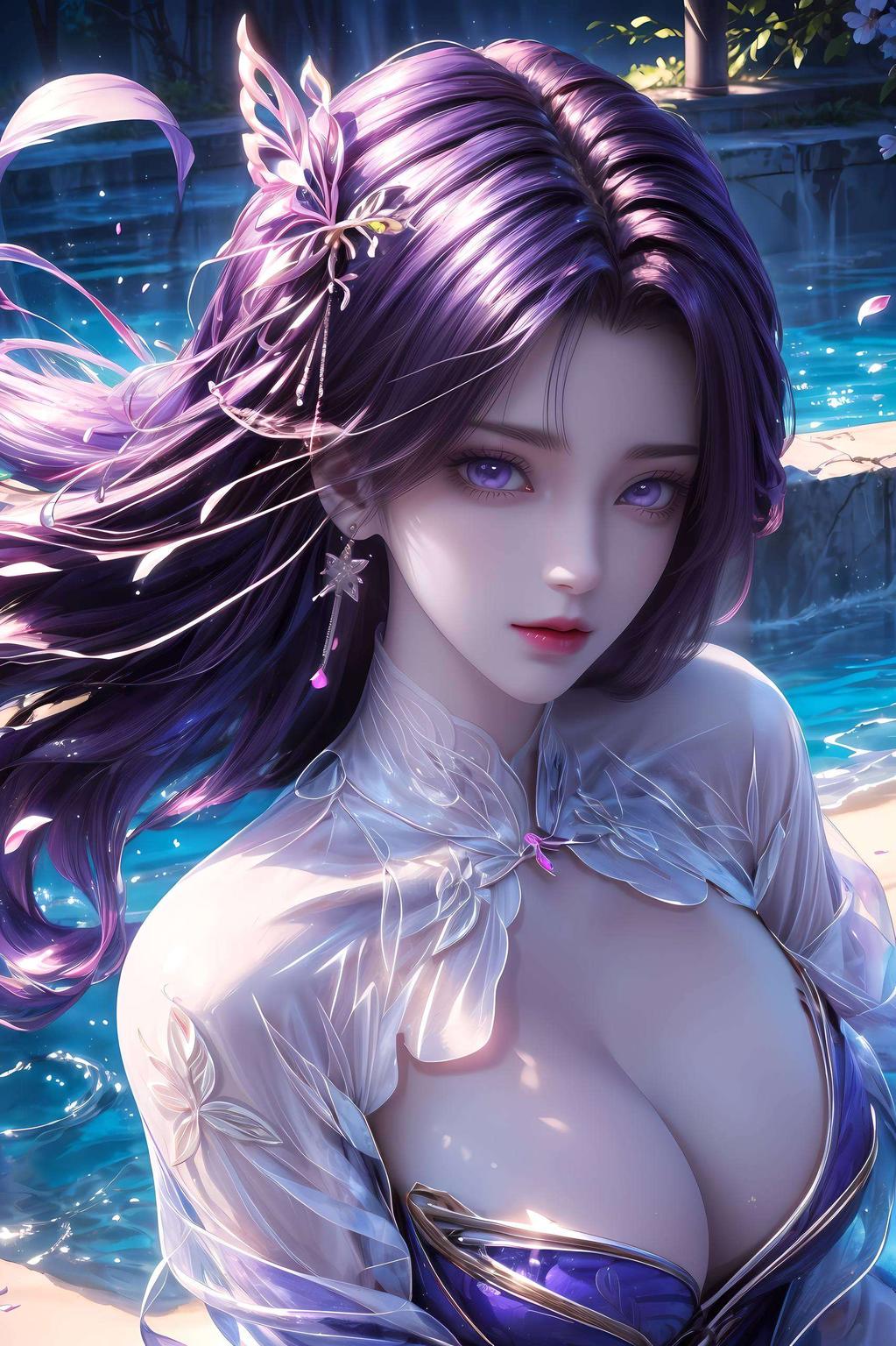 笑容灿烂她的眼神坚定