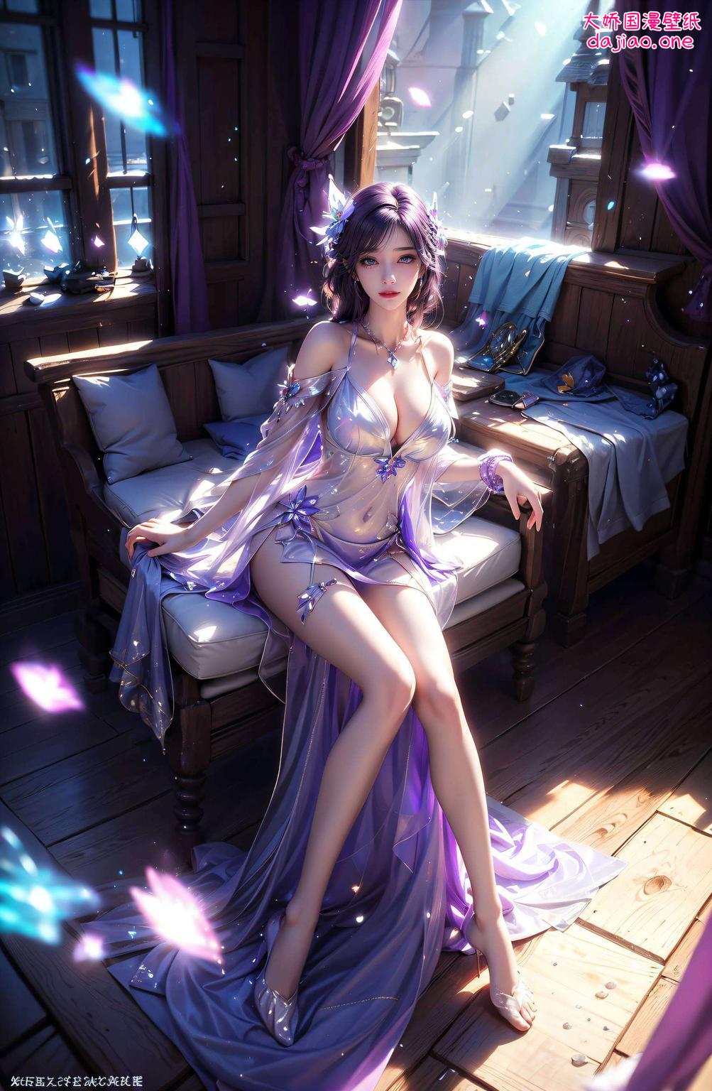 细腻笔触勾勒出她的柔美身姿尽享视觉盛宴