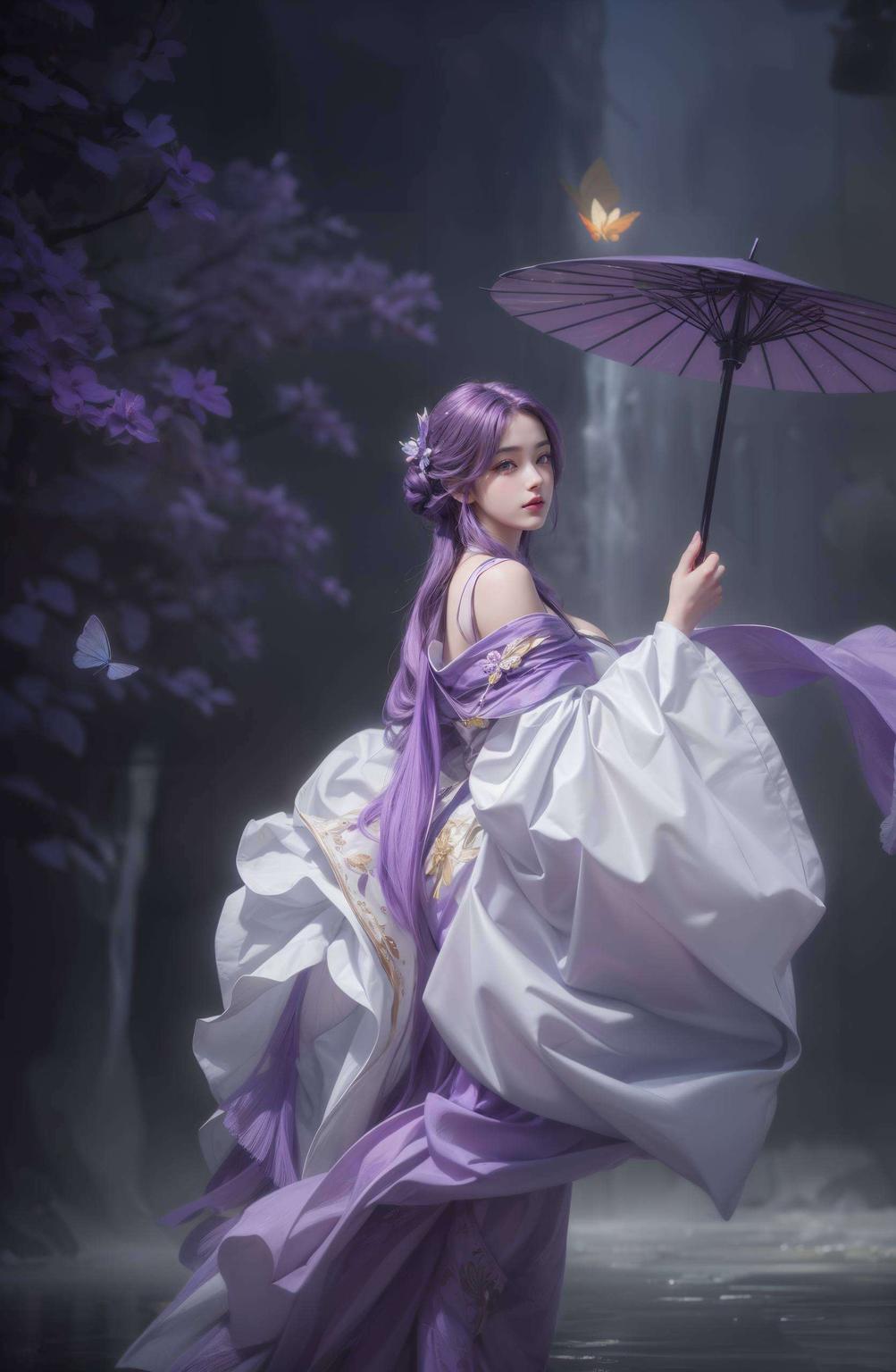 高清竖屏AI绘画的魅力在此呈现！云曦锁屏壁纸