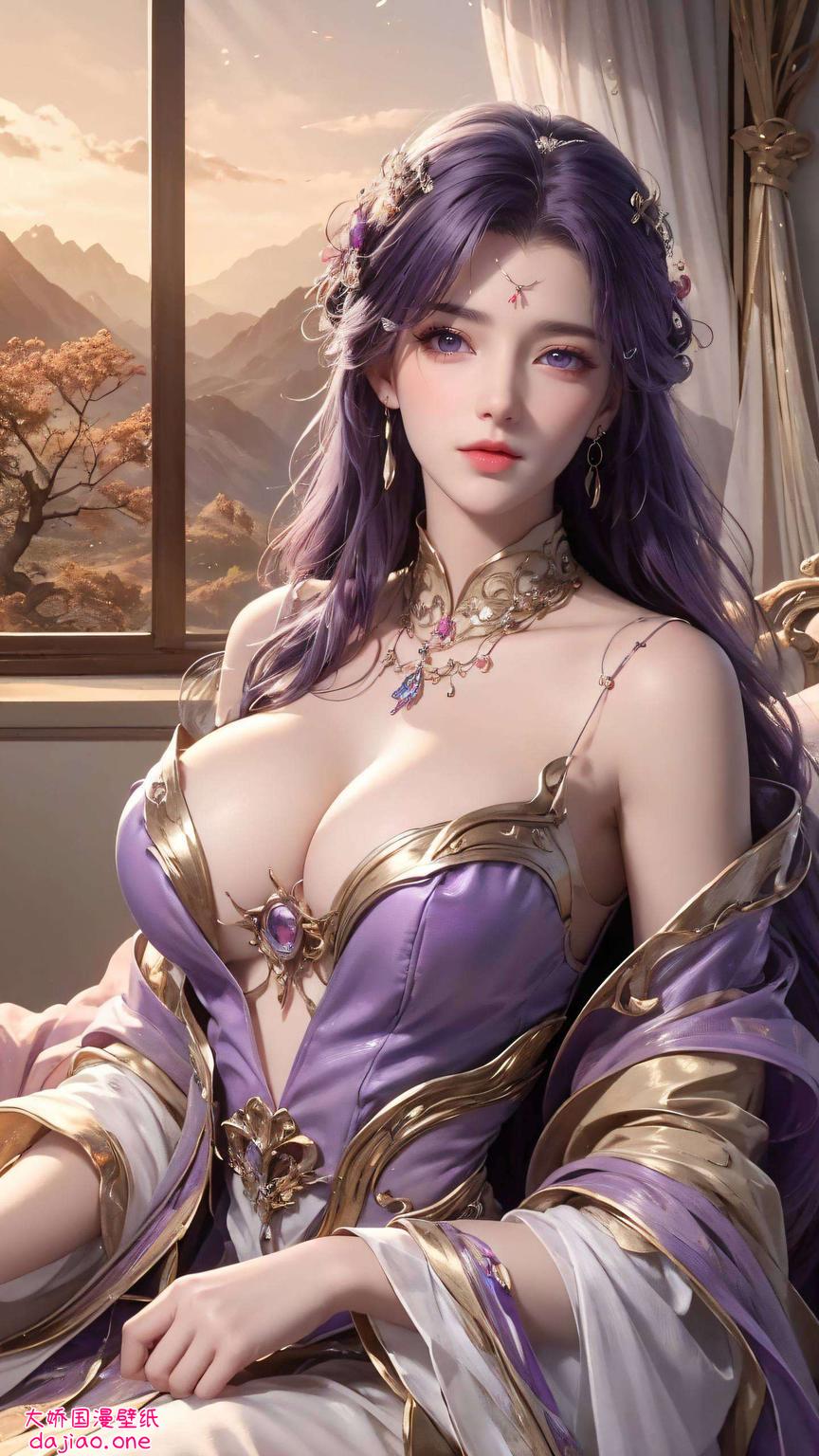 AI绘画技术捕捉了她的每一个细节在完美世界的绚烂画卷中